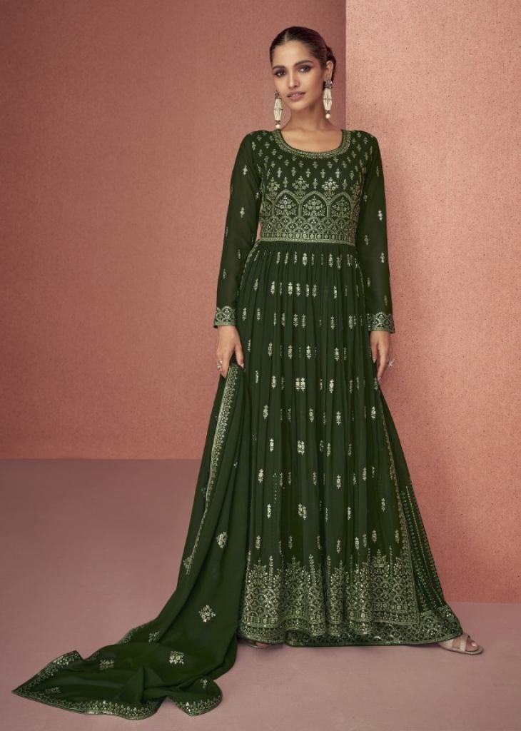 Bin Saeed Pakistani 3 Piece Organza Mint Green Suit - Eid / Mehndi Wear  Size S | eBay