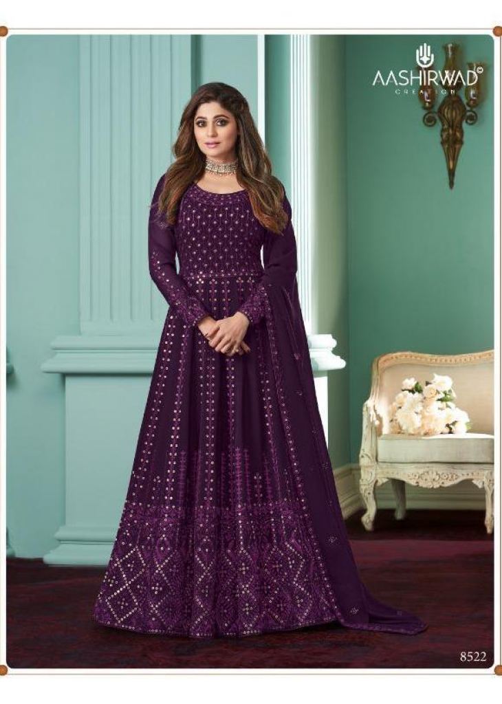 Wine Color Georgette Readymade Sharara Dress