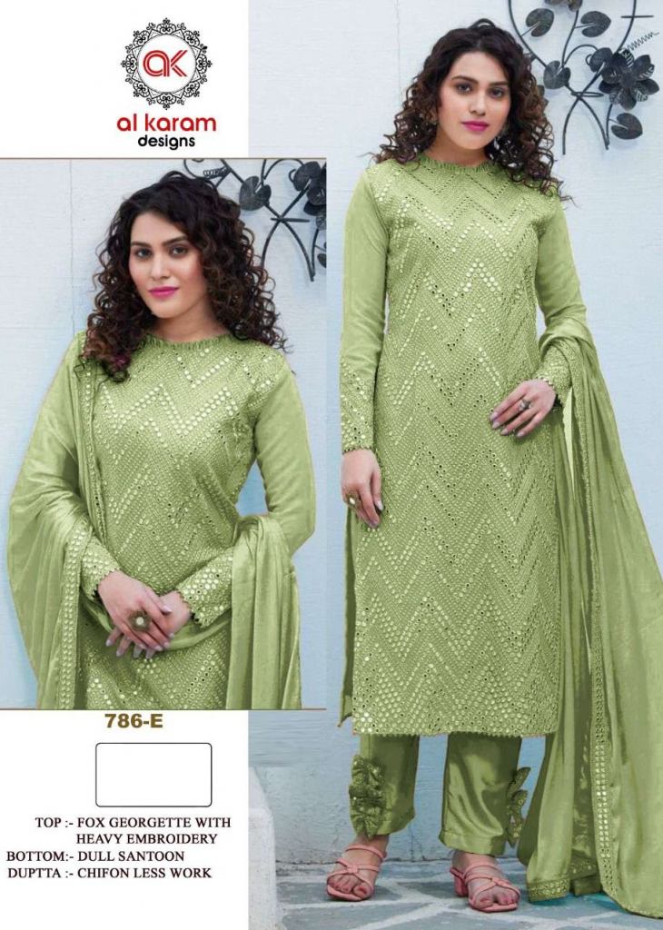 Parrot green printed cotton salwar with dupatta - Vishwa Silk Mills -  2148397