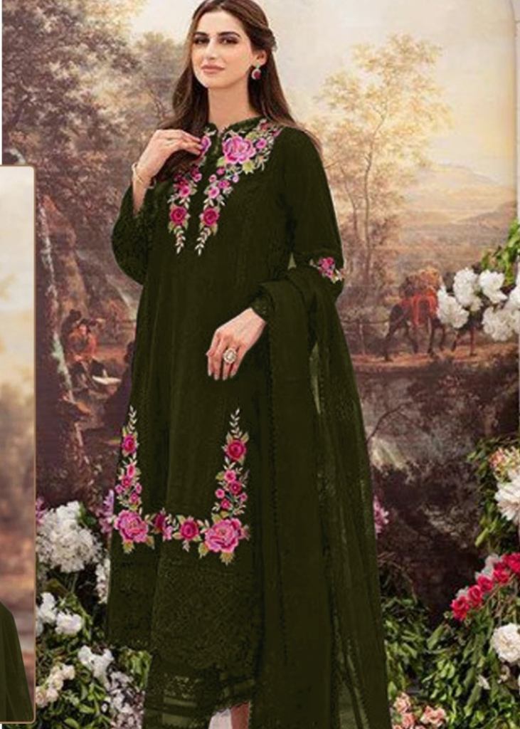 Mehndi Pure Silk online shopping