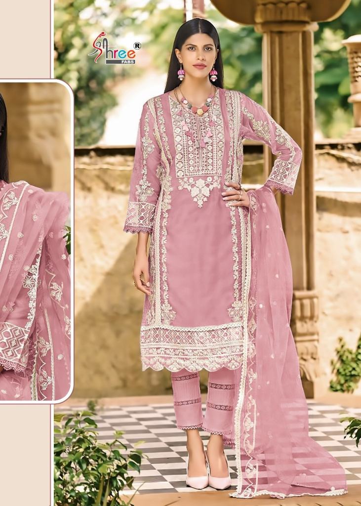 Mehr O Maah By Maryum N Maria Embroidered Organza Suits Unstitched 3 Piece  MNM24MM MW23-531