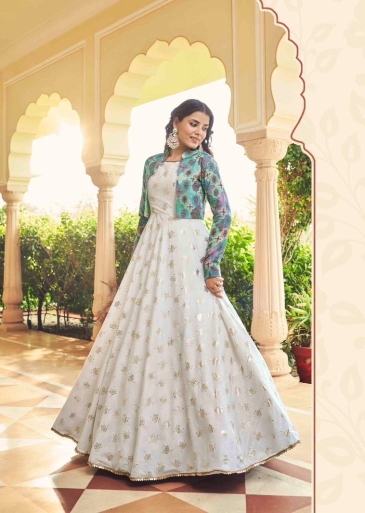 Buy online Stunning White Anarkali from Suits & Dress material for Women by  Get Style At Home for ₹3400 at 6% off | 2024 Limeroad.com