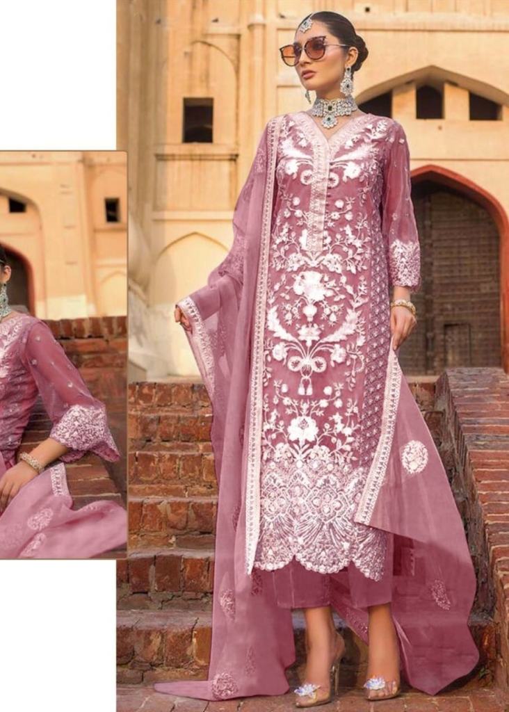 Pakistani Fancy Purple Salwar Kameez and Dupatta Suit | Pakistani dresses,  Dress making, Long sleeve dress
