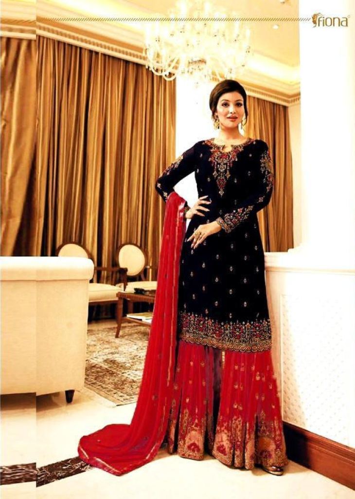 Black Sharara Suit Designs Colletion 2023 Buy Online