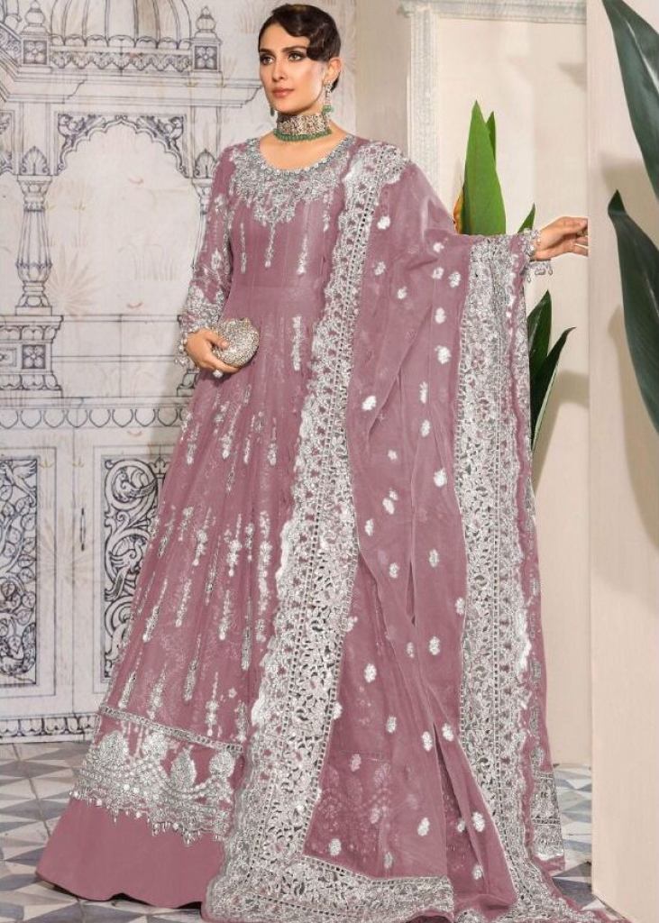 White Colour Designer Sharara Suit For Girls