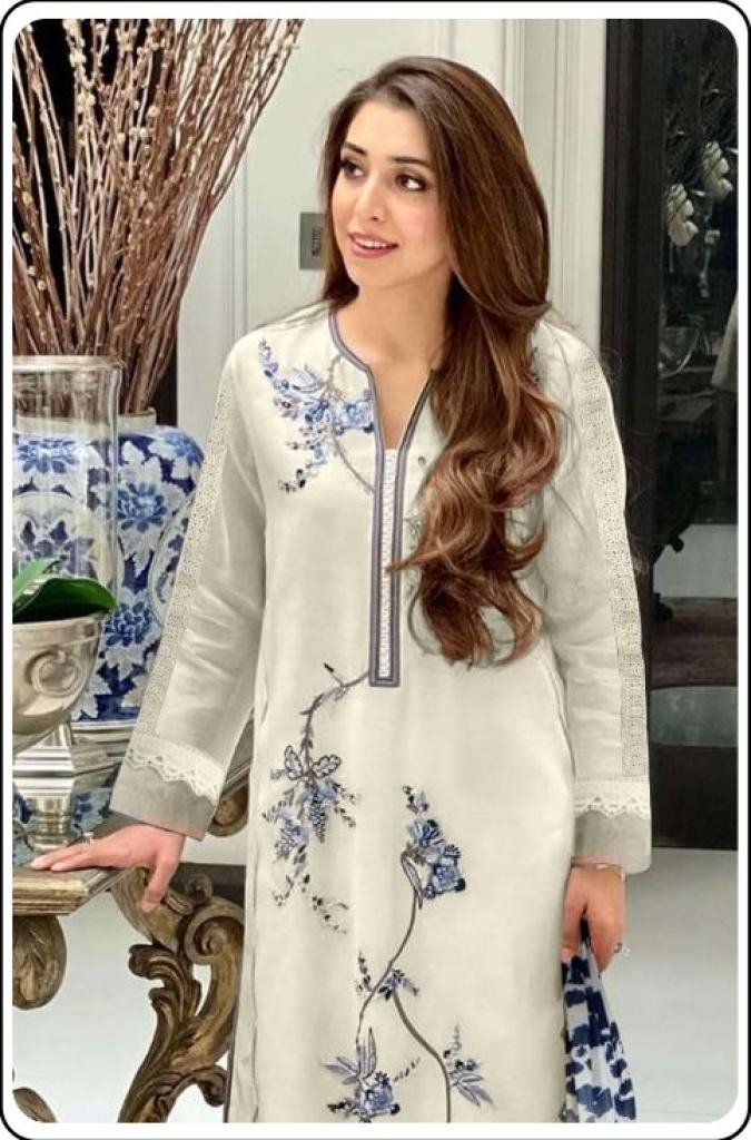 Net Designer Pakistani Suit at best price in Jaipur | ID: 2851640237355