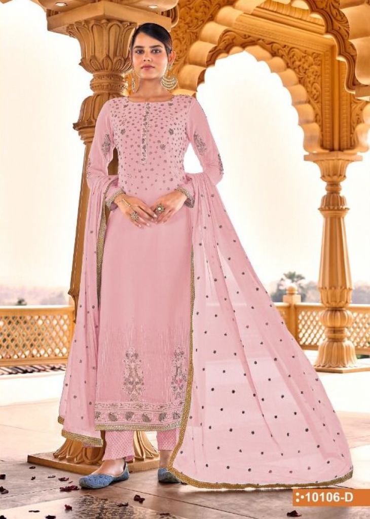 Buy Salwar Suit - Baby Pink Embroidered Traditional Salwar Kameez Suit