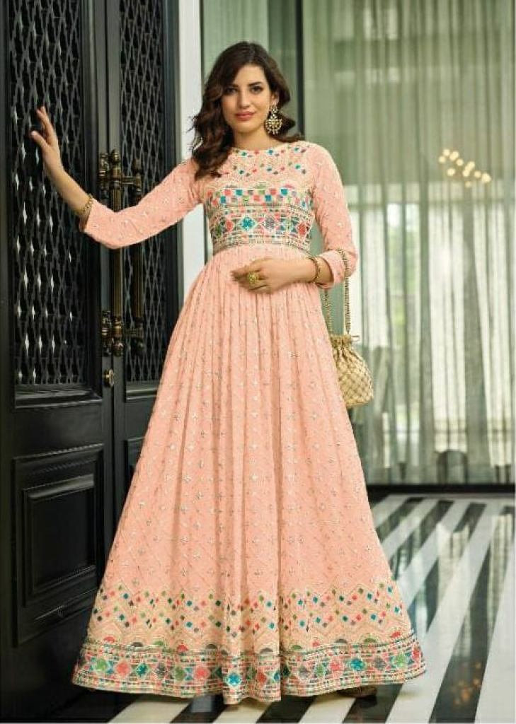 Designer hand embroidered anarkali | Bridal Outfit