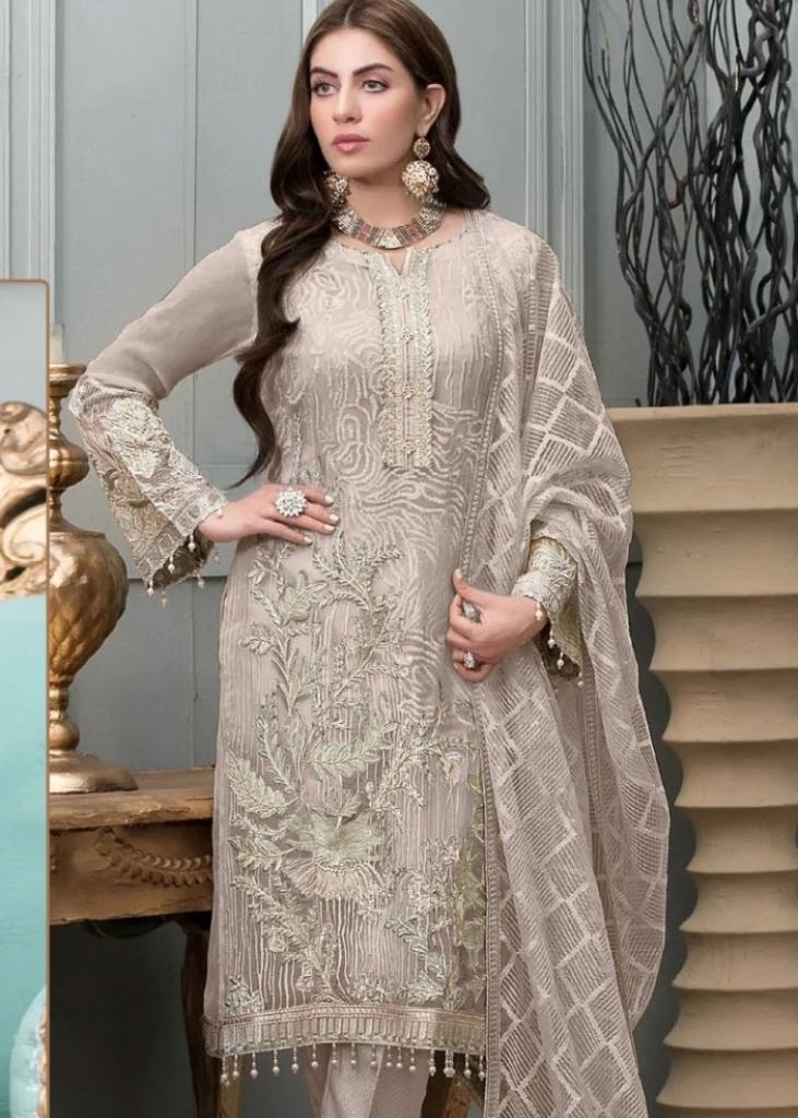 Serene S 252 A-D Georgette Salwar Suit Catalog 4 Pcs - Suratfabric.com