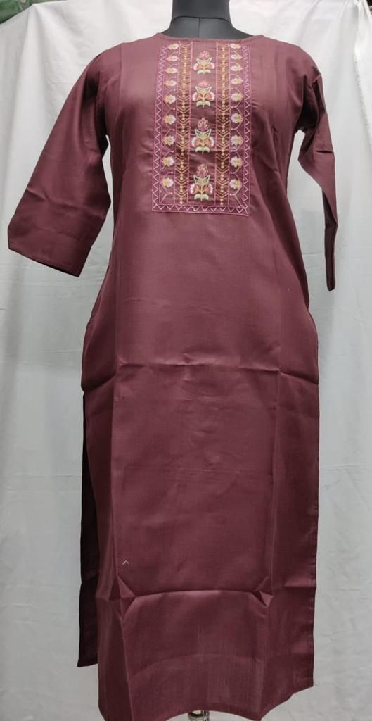 Casual Burgundy Ethnic Printed Straight Kurta With Trouser at Rs 886/piece  in Gurugram