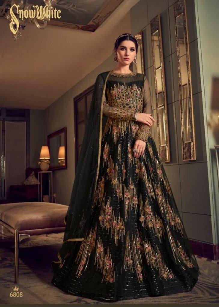 Buy online Gold Net Gown Dress from western wear for Women by Khwaab for  ₹4179 at 27% off | 2024 Limeroad.com