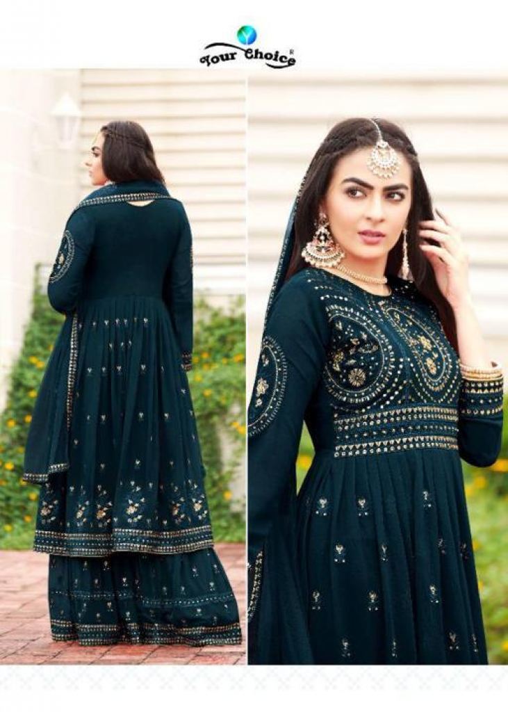 Buy Rohit Bal Black Cotton Silk Anarkali Embroidered Suit Set (Kurta,  Churidar, Dupatta) for INR7975.00 | Biba India