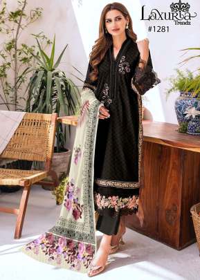Designer Stylish Tunic Heavy Embroidery Kurti With  Hand Work Readymade Pakistan Suit Black Color