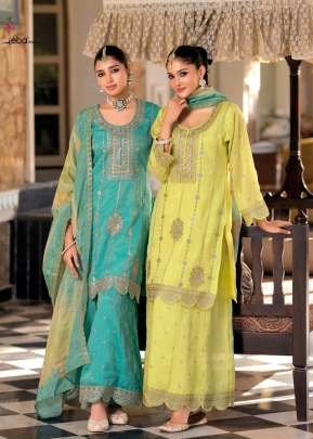 Eba Lifestyle Diya Simar With Embroidery Work Ready Made Suits Catalog