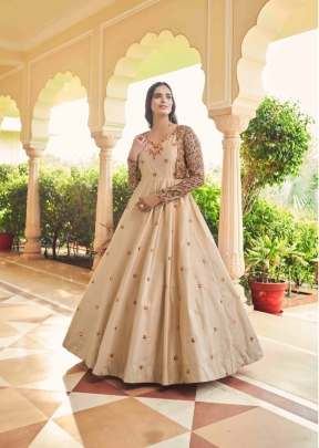 Exclusive Sequence Embroidered Work Anarkali Gown With Koti Chiku Color DN 4764