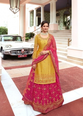 Fiona Gularang Designer Suit DN 22905 Yellow