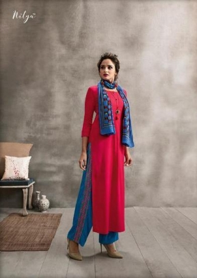 LT NX VOL 39 Fancy Designer Kurtis With Palazzo DN 3902 Dark Pink