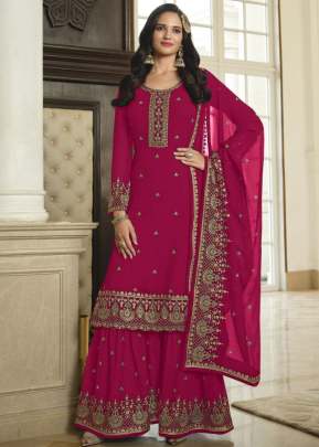 Lt Nitya Faux Georgette With Sequence Work Salwar Suit Bottle