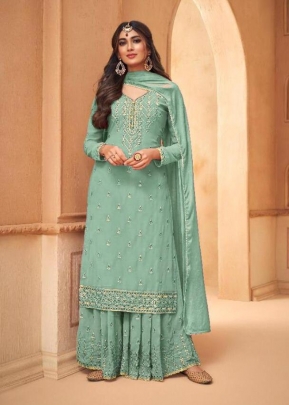 Mohini Glamour Palazzo Suit DN 95001 Teal