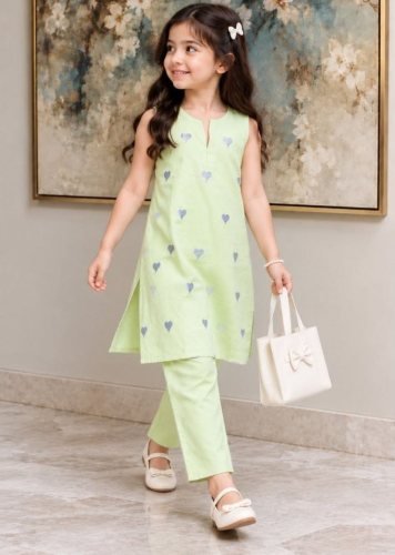  New Designer And Fancy Kurti Pent Cotton Blend With Print Mint Green Color LFH HK DN 293