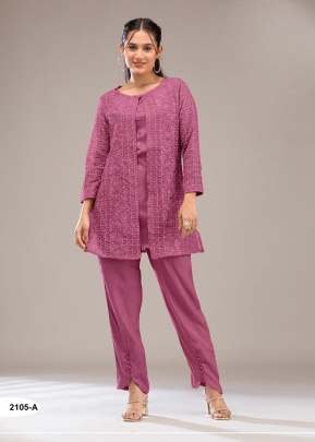 Pakistani Readymade Suit In Faux Georgette With Rich Embroidery Pink Color DN 2105