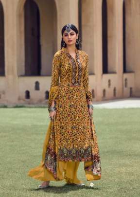 RF Velvet Vol 4 Digital Printed Winter Suit Yellow Color DN 2901