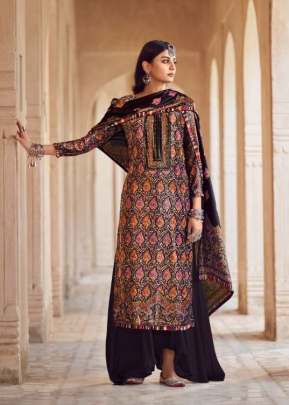 RF Velvet Vol 4 Digital Printed Winter Suit Coffee Color DN 2907