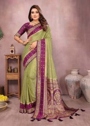 Sarangi Embrace Ethical Luxurious Comfort With Pure Handloom Kalamkari Silk Saree Pista Color