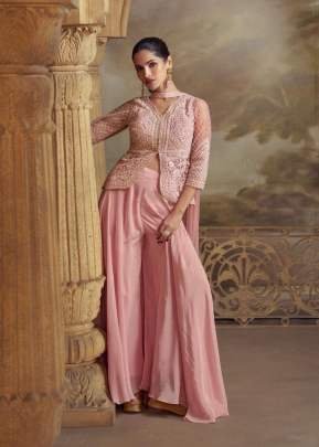 Today Presenting Sayuri Designer Zeenat Net Salwar Suit With Embroidery Work Pink Color DN 5823