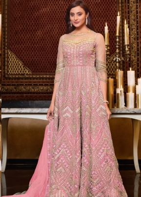 Vipul Ziana Heavy  Wedding Gown DN 4628 Pink