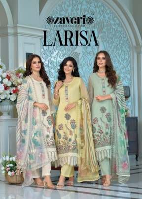 Zaveri Larisa Soft Organza Embroidered Elegant Ready Made Suits